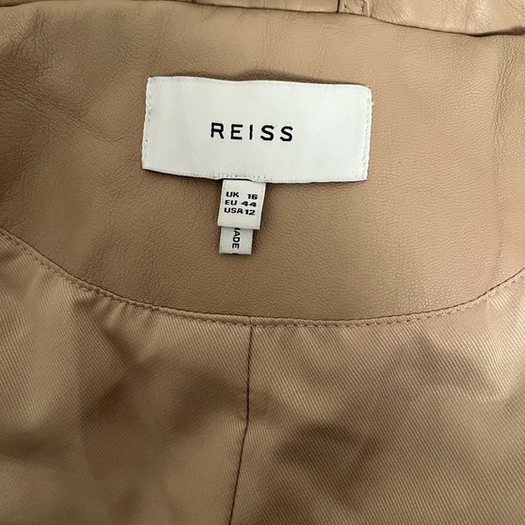 REISS KAJA LEATHER JACKET - Picture 5 of 5